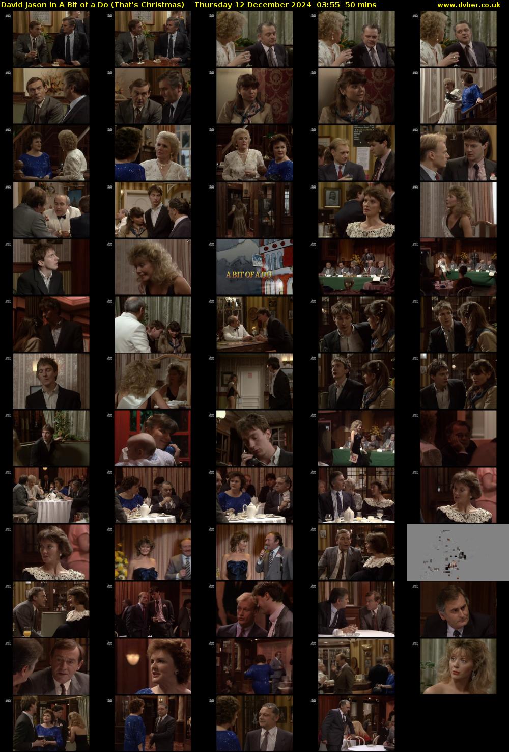David Jason in A Bit of a Do (That's Christmas) Thursday 12 December 2024 03:55 - 04:45