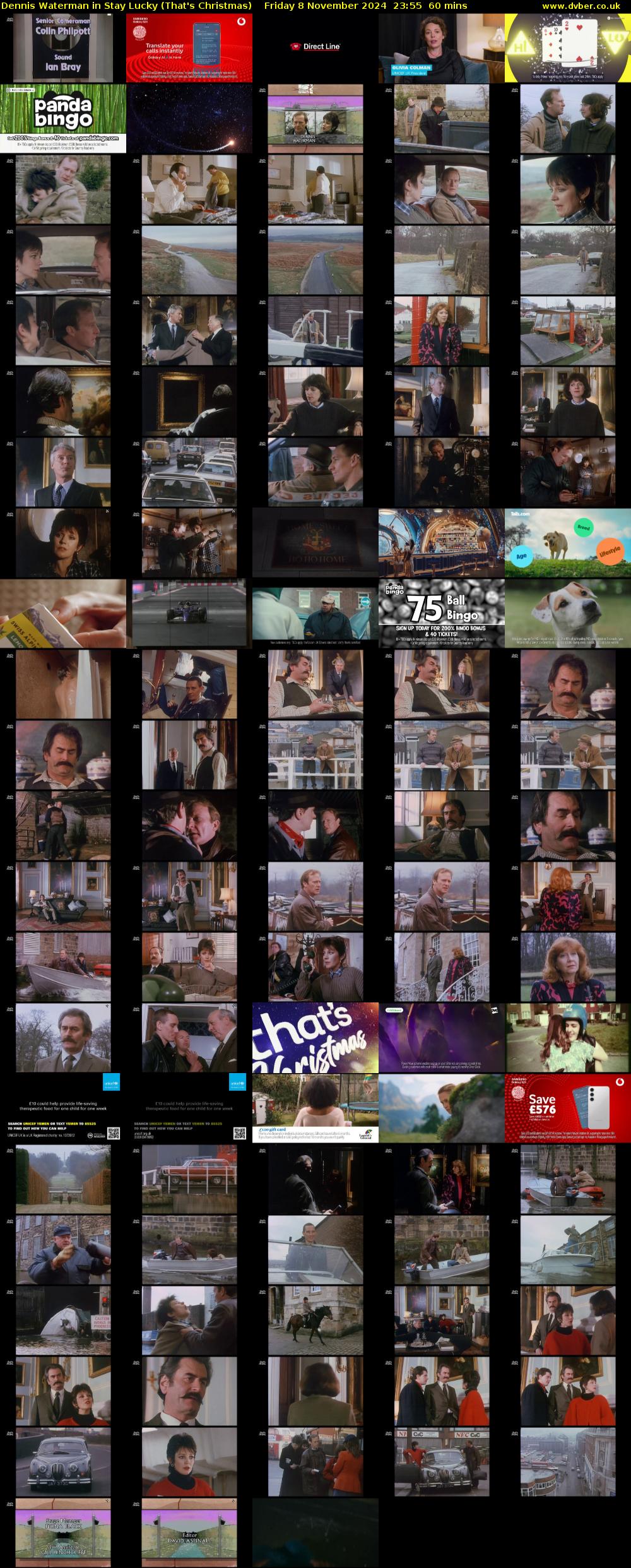 Dennis Waterman in Stay Lucky (That's Christmas) Friday 8 November 2024 23:55 - 00:55