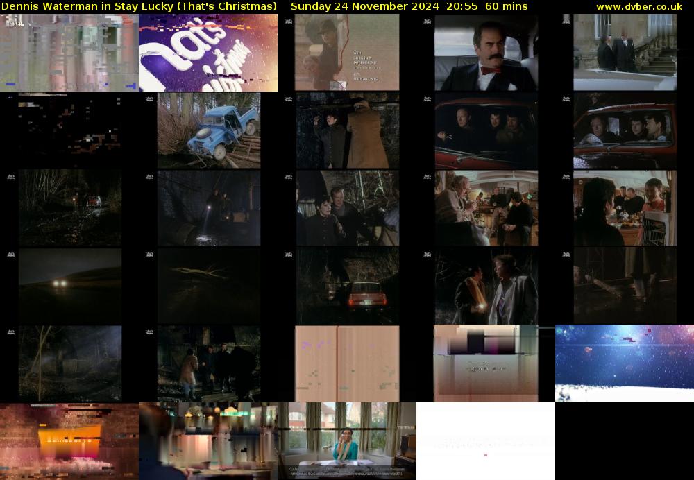 Dennis Waterman in Stay Lucky (That's Christmas) Sunday 24 November 2024 20:55 - 21:55