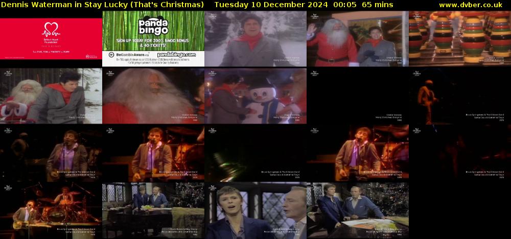 Dennis Waterman in Stay Lucky (That's Christmas) Tuesday 10 December 2024 00:05 - 01:10