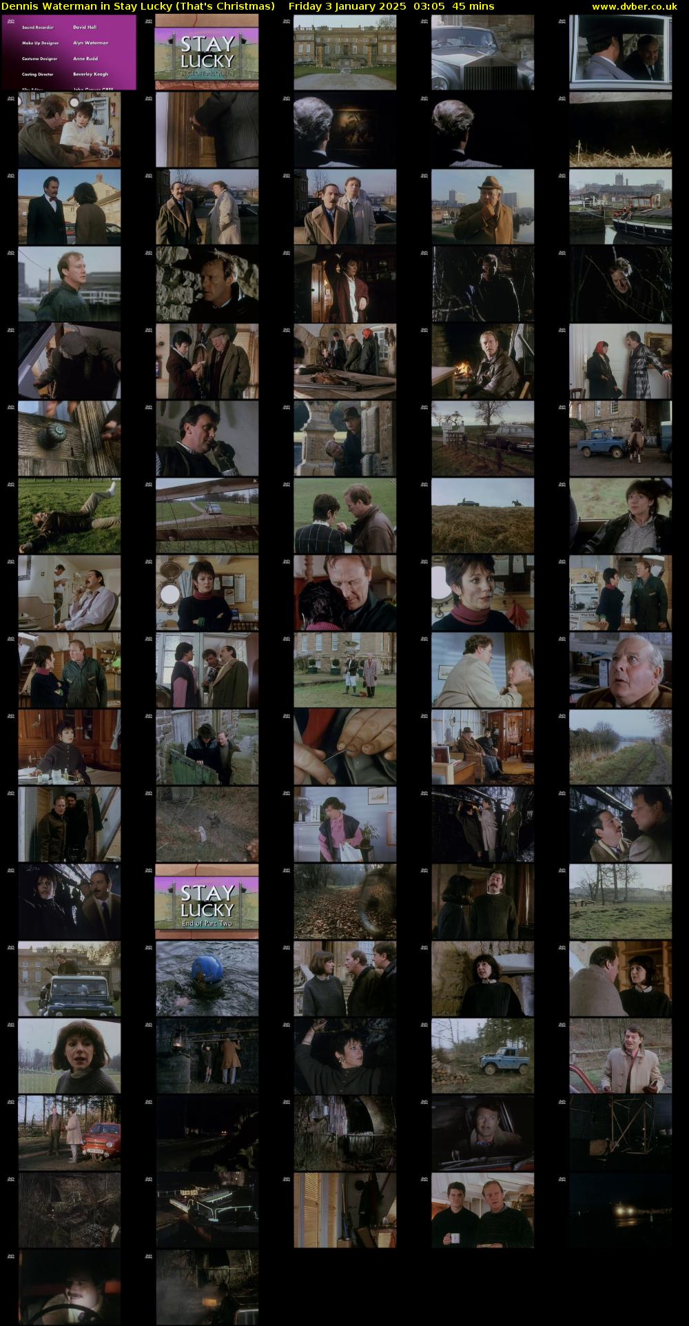 Dennis Waterman in Stay Lucky (That's Christmas) Friday 3 January 2025 03:05 - 03:50