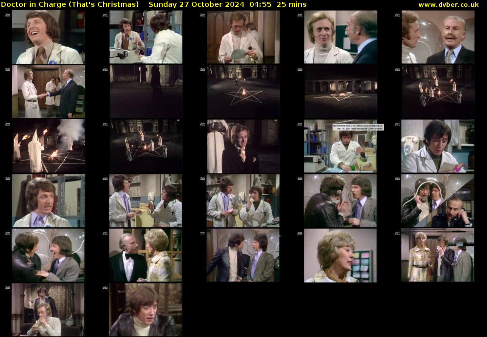 Doctor in Charge (That's Christmas) Sunday 27 October 2024 04:55 - 05:20