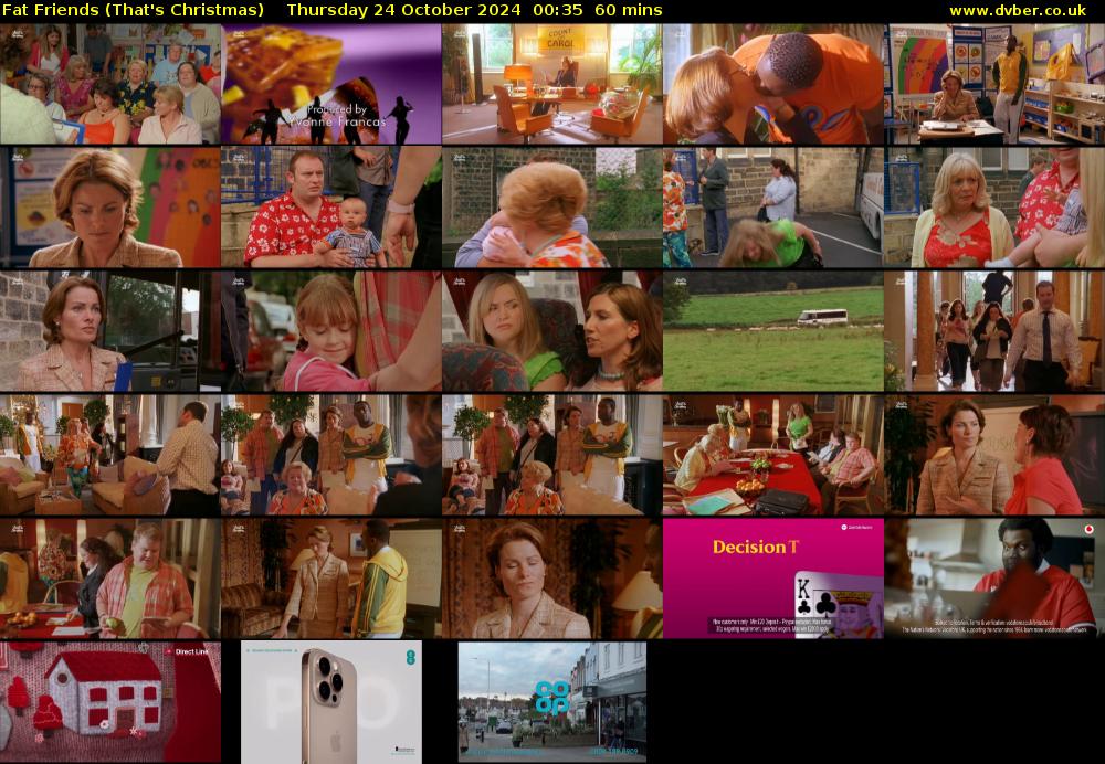 Fat Friends (That's Christmas) Thursday 24 October 2024 00:35 - 01:35