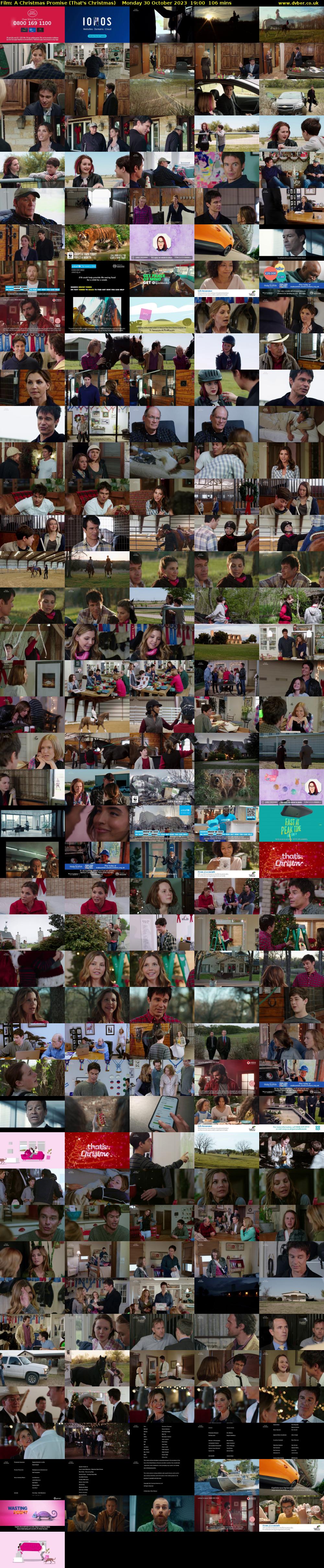 Film: A Christmas Promise (That's Christmas) Monday 30 October 2023 19:00 - 20:46
