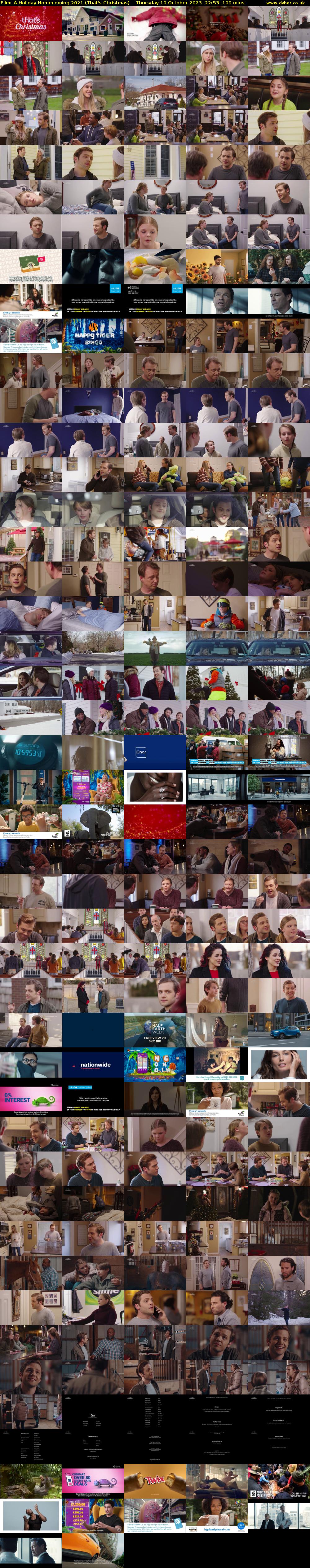 Film: A Holiday Homecoming 2021 (That's Christmas) Thursday 19 October 2023 22:53 - 00:42