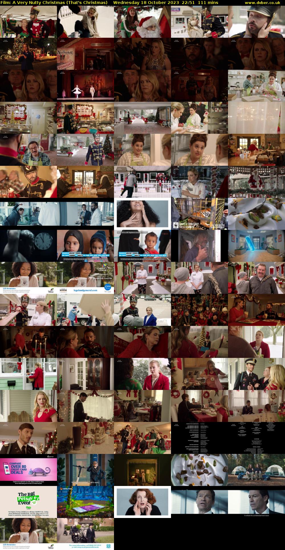 Film: A Very Nutty Christmas (That's Christmas) Wednesday 18 October 2023 22:51 - 00:42
