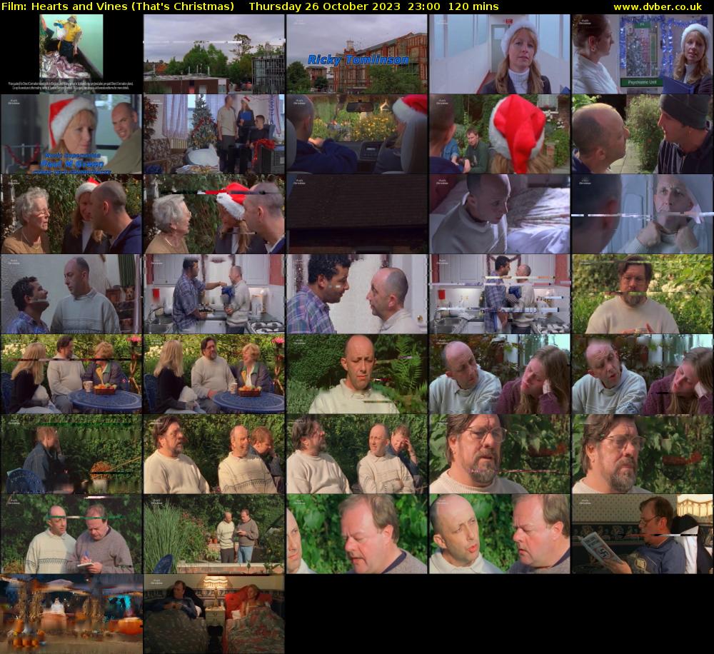 Film: Hearts and Vines (That's Christmas) Thursday 26 October 2023 23:00 - 01:00