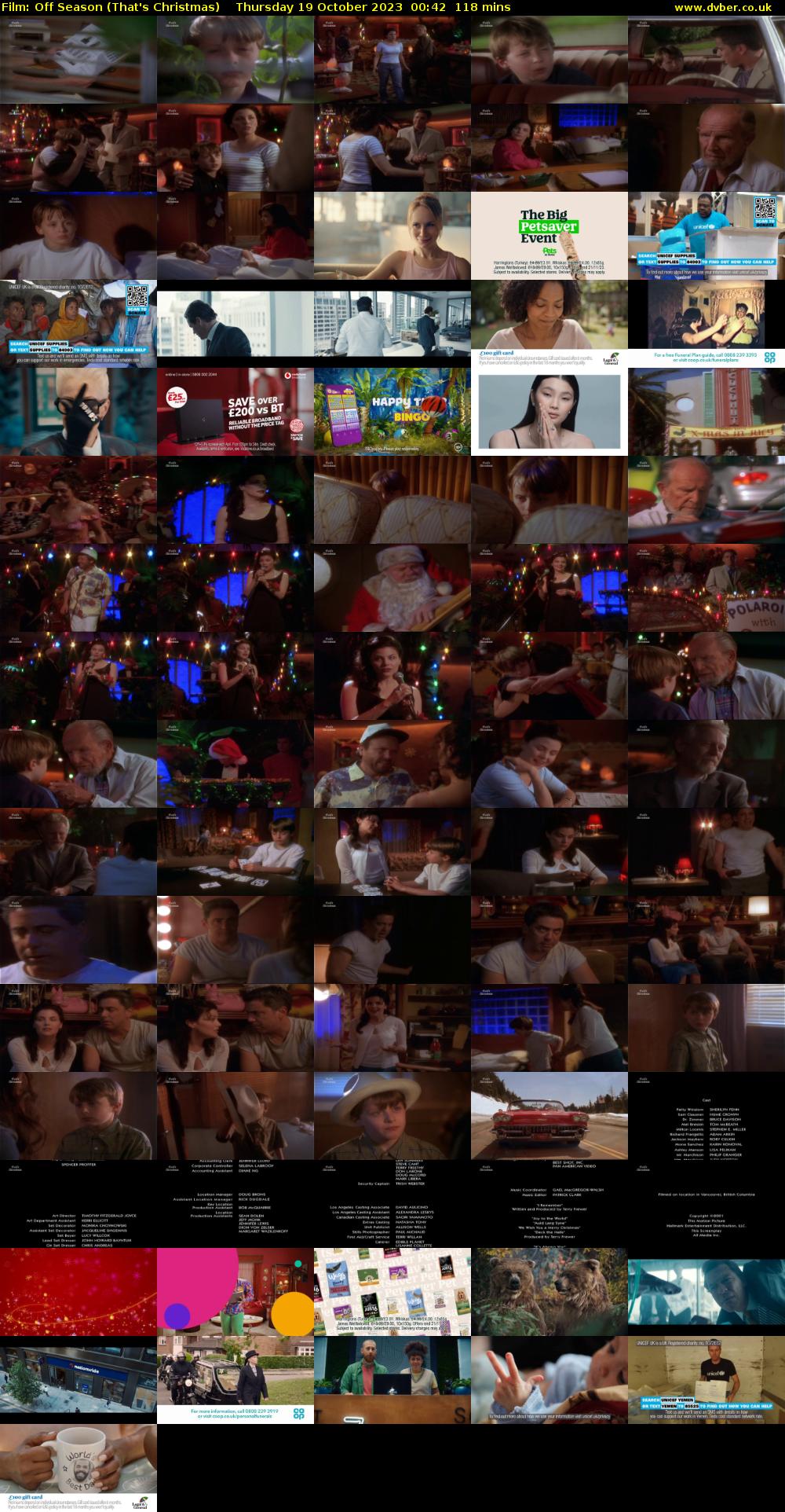 Film: Off Season (That's Christmas) Thursday 19 October 2023 00:42 - 02:40