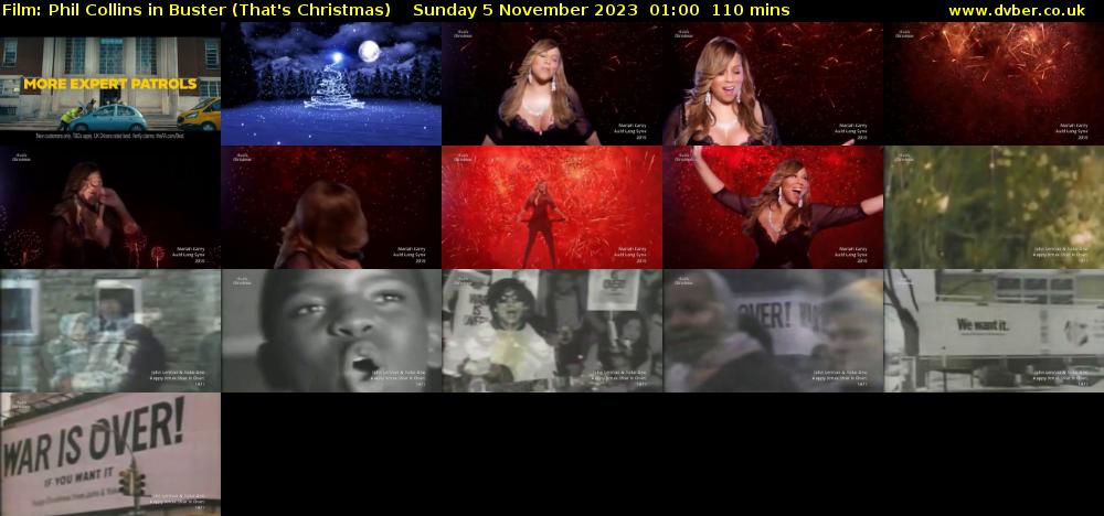 Film: Phil Collins in Buster (That's Christmas) Sunday 5 November 2023 01:00 - 02:50