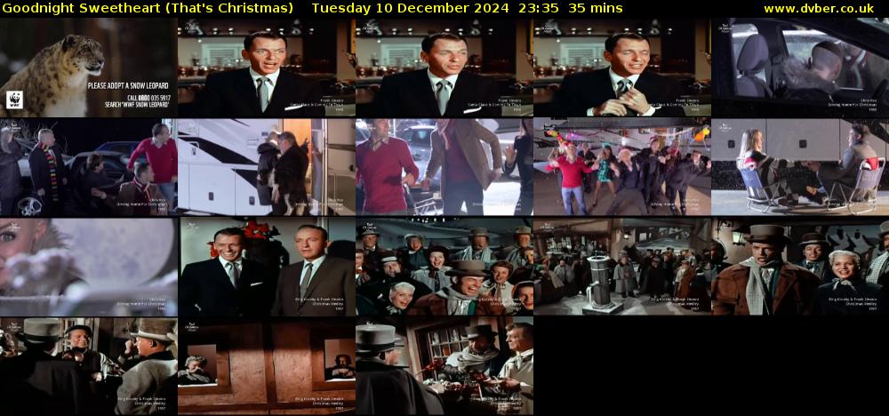 Goodnight Sweetheart (That's Christmas) Tuesday 10 December 2024 23:35 - 00:10