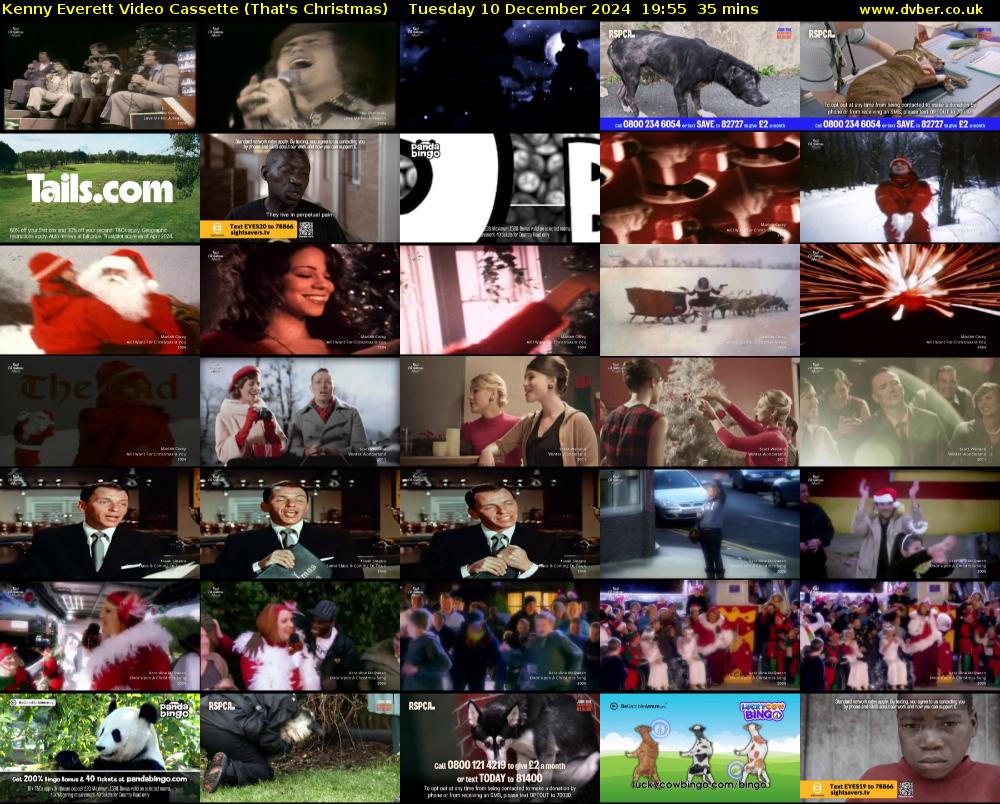 Kenny Everett Video Cassette (That's Christmas) Tuesday 10 December 2024 19:55 - 20:30