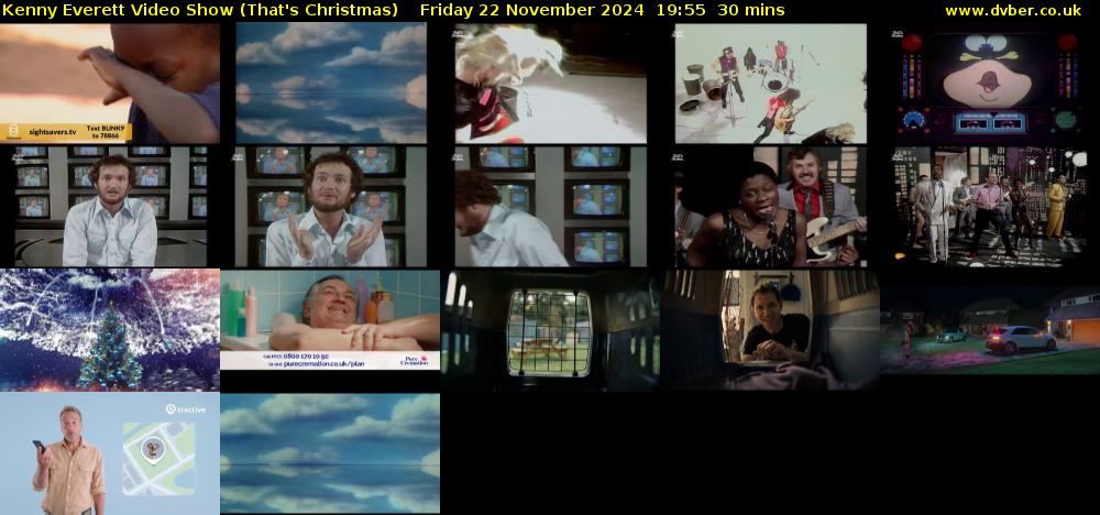 Kenny Everett Video Show (That's Christmas) Friday 22 November 2024 19:55 - 20:25