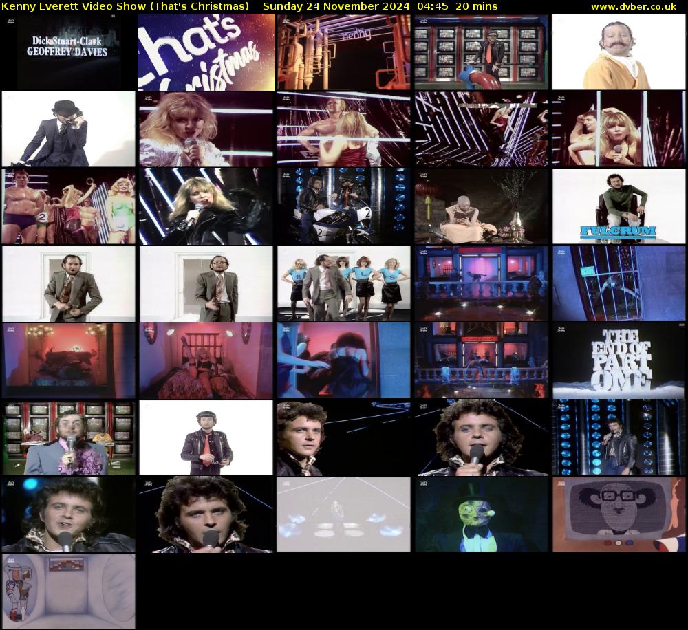 Kenny Everett Video Show (That's Christmas) Sunday 24 November 2024 04:45 - 05:05