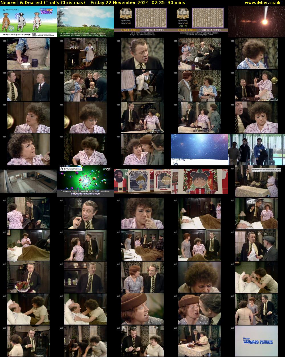 Nearest & Dearest (That's Christmas) Friday 22 November 2024 02:35 - 03:05