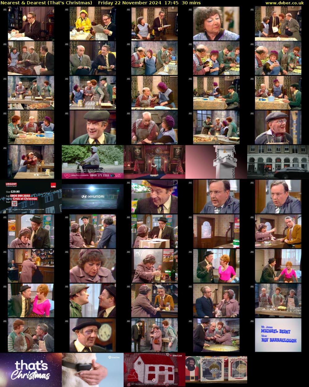 Nearest & Dearest (That's Christmas) Friday 22 November 2024 17:45 - 18:15