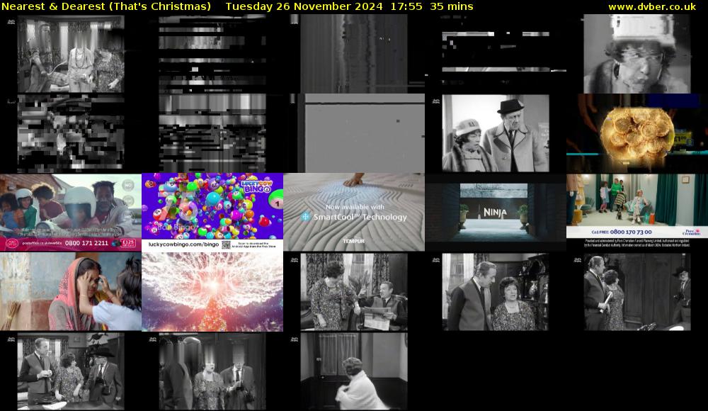 Nearest & Dearest (That's Christmas) Tuesday 26 November 2024 17:55 - 18:30