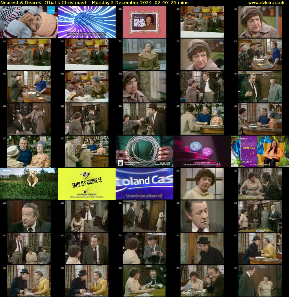 Nearest & Dearest (That's Christmas) Monday 2 December 2024 02:40 - 03:05