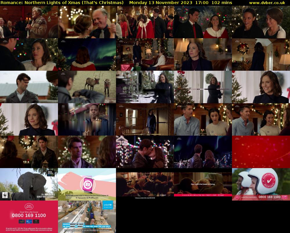 Romance: Northern Lights of Xmas (That's Christmas) Monday 13 November 2023 17:00 - 18:42