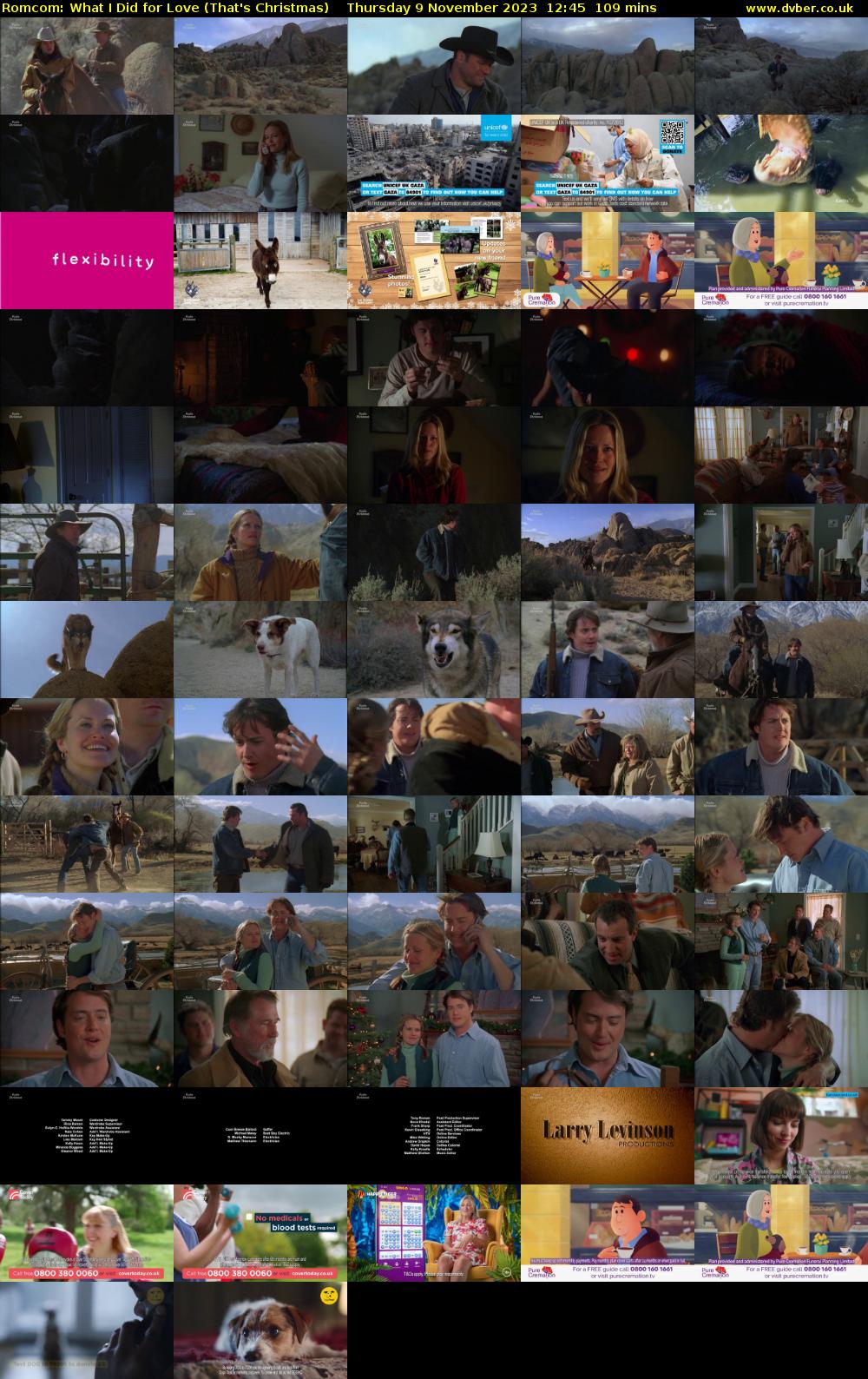 Romcom: What I Did for Love (That's Christmas) Thursday 9 November 2023 12:45 - 14:34
