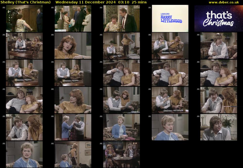 Shelley (That's Christmas) Wednesday 11 December 2024 03:10 - 03:35
