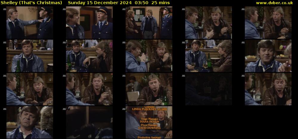 Shelley (That's Christmas) Sunday 15 December 2024 03:50 - 04:15