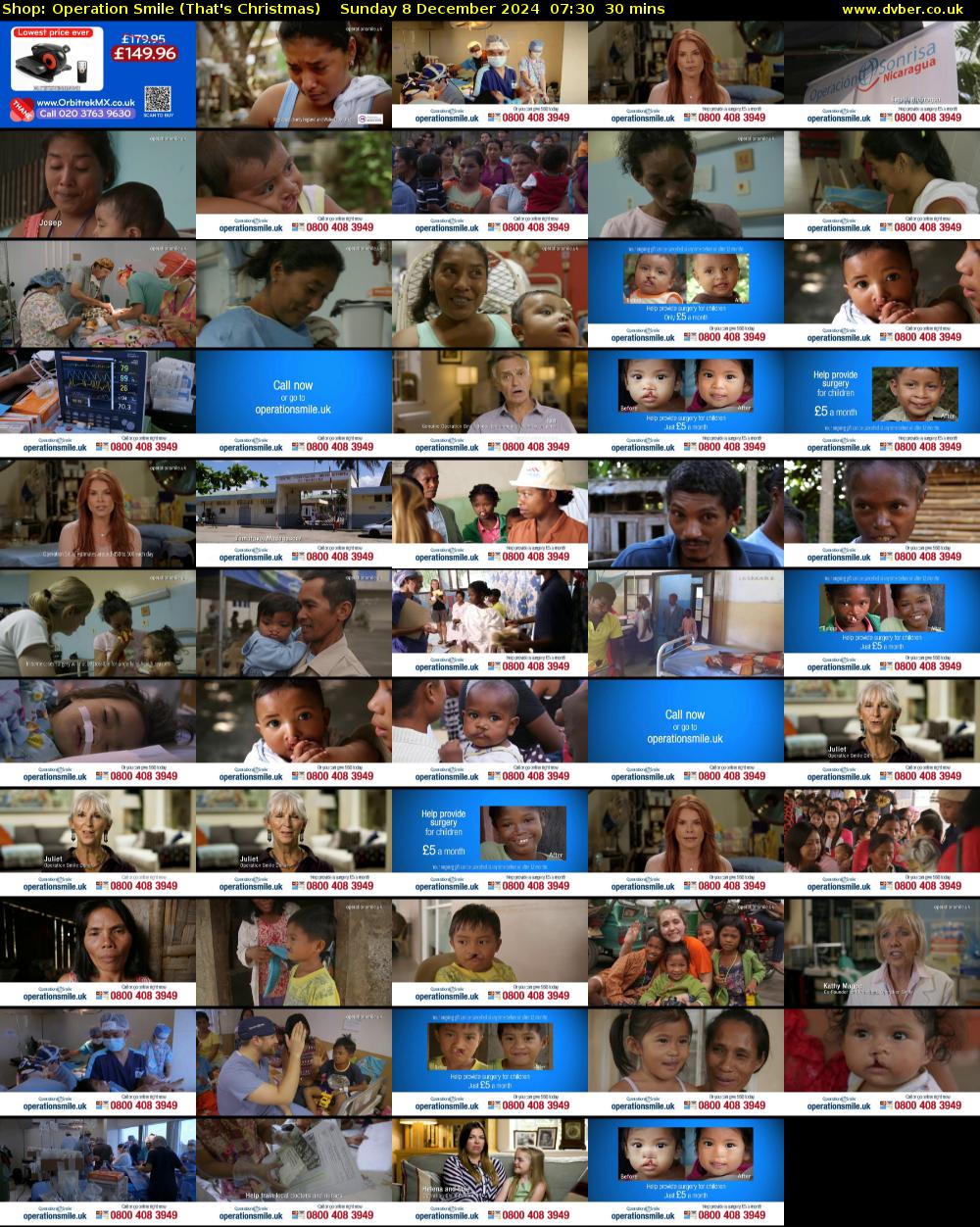 Shop: Operation Smile (That's Christmas) Sunday 8 December 2024 07:30 - 08:00