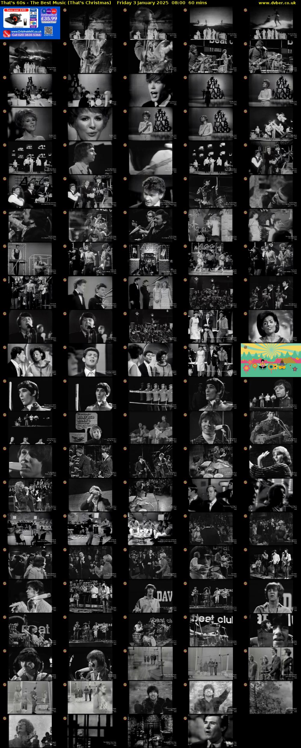 That's 60s - The Best Music (That's Christmas) Friday 3 January 2025 08:00 - 09:00