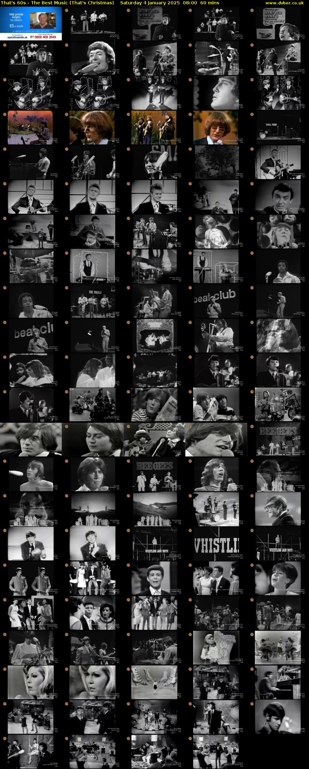 That's 60s - The Best Music (That's Christmas) Saturday 4 January 2025 08:00 - 09:00