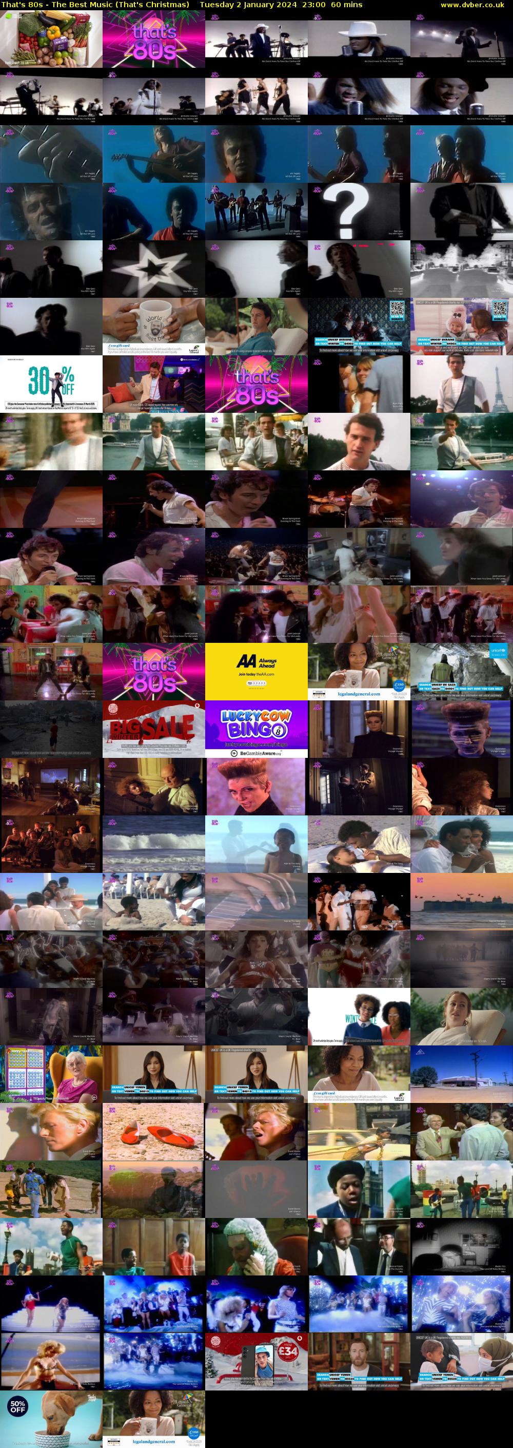 That's 80s - The Best Music (That's Christmas) Tuesday 2 January 2024 23:00 - 00:00