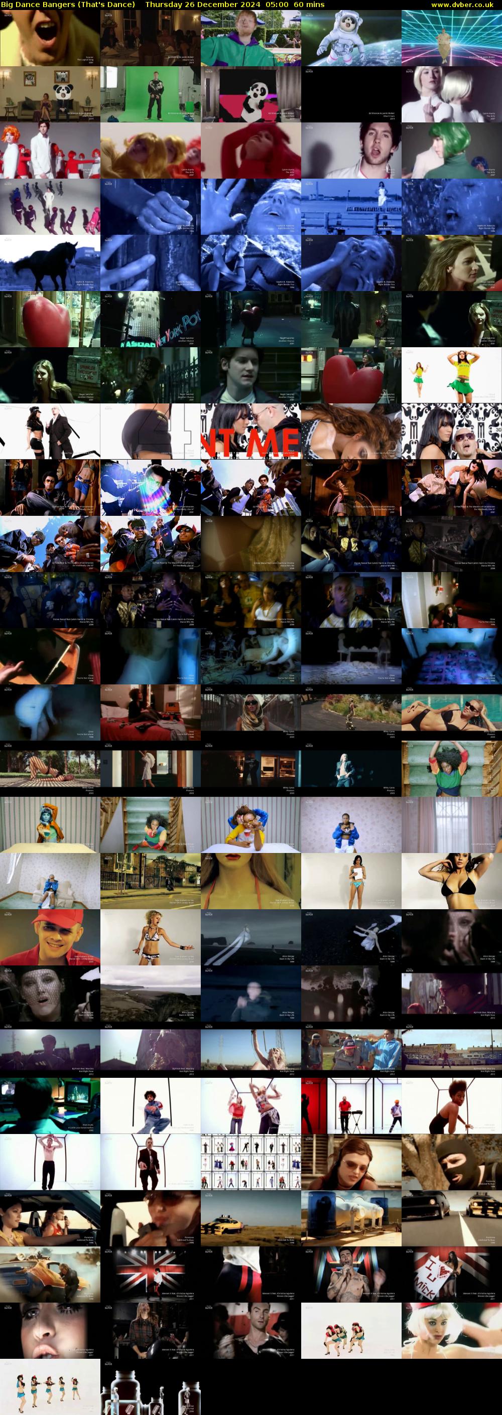 Big Dance Bangers (That's Dance) Thursday 26 December 2024 05:00 - 06:00