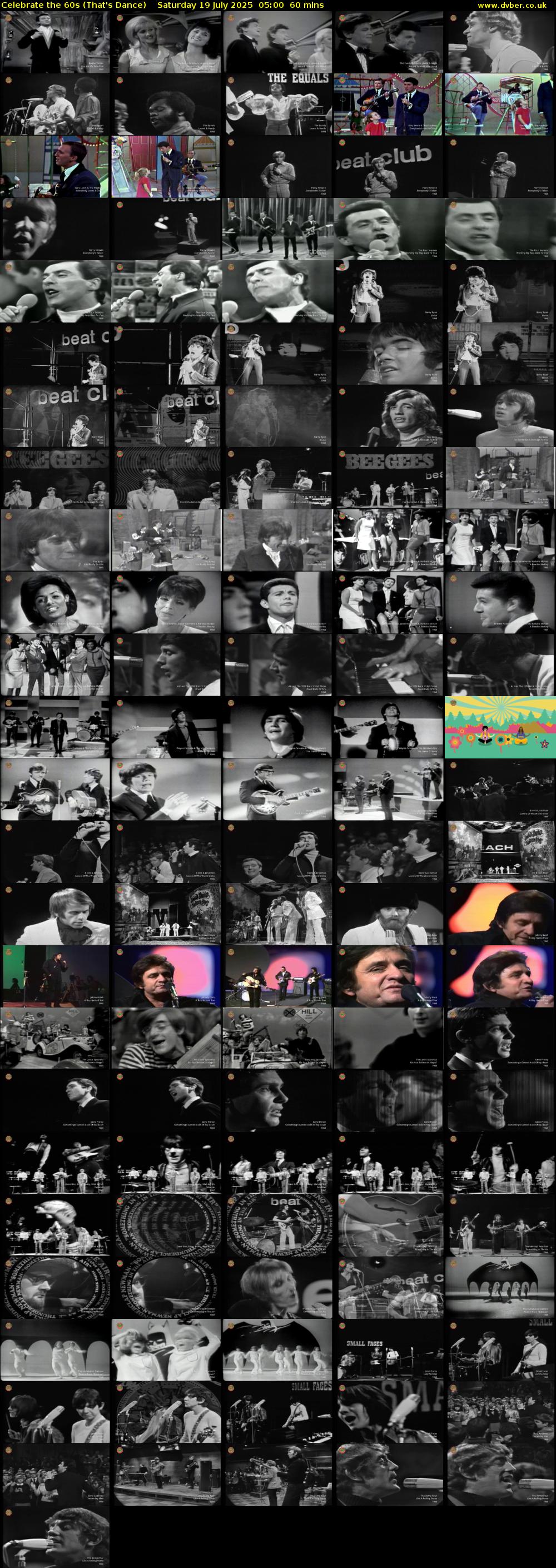 Celebrate the 60s (That's Dance) Saturday 19 July 2025 05:00 - 06:00