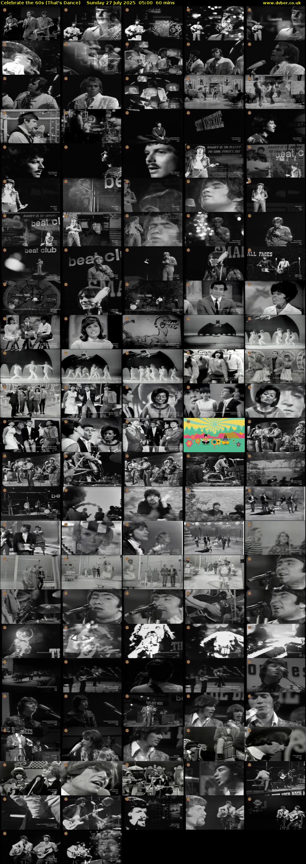 Celebrate the 60s (That's Dance) Sunday 27 July 2025 05:00 - 06:00