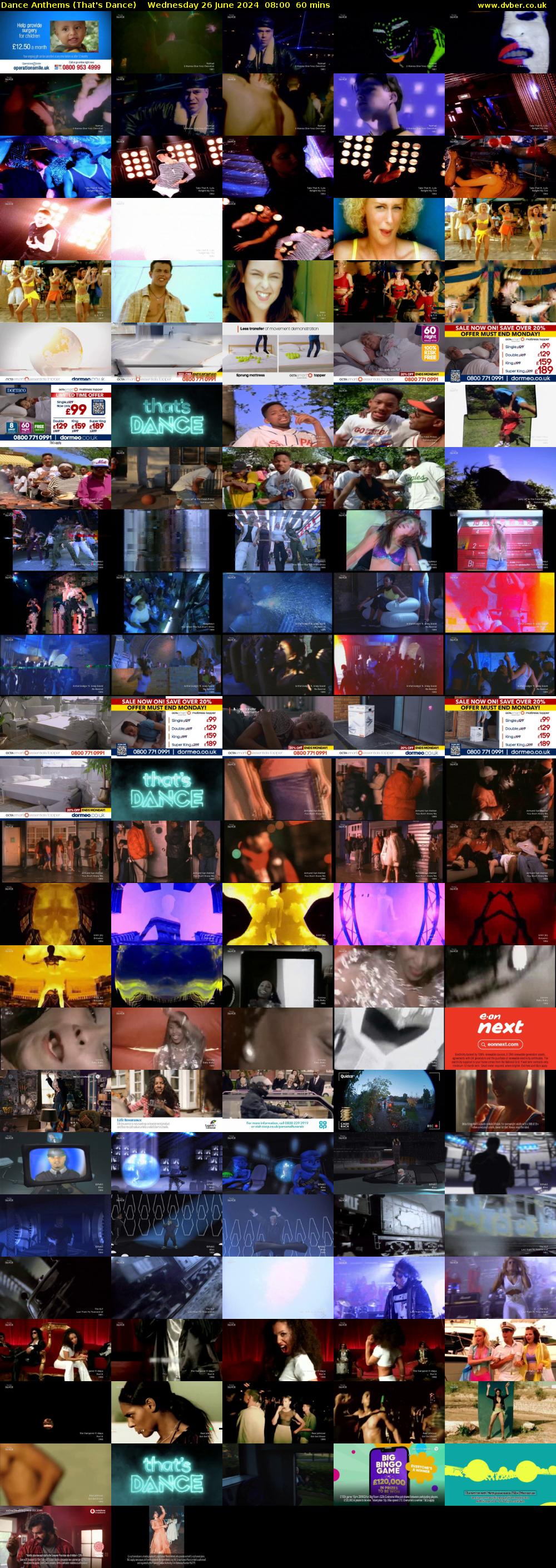 Dance Anthems (That's Dance) Wednesday 26 June 2024 08:00 - 09:00