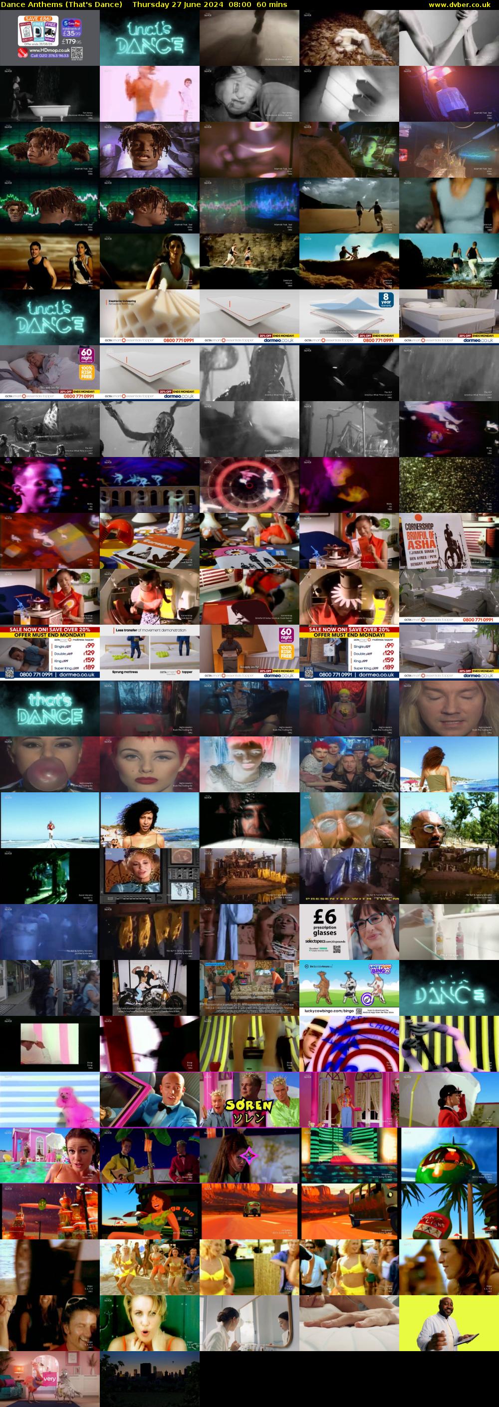 Dance Anthems (That's Dance) Thursday 27 June 2024 08:00 - 09:00