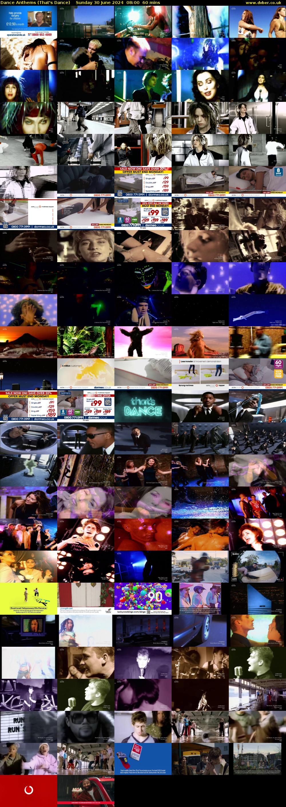 Dance Anthems (That's Dance) Sunday 30 June 2024 08:00 - 09:00