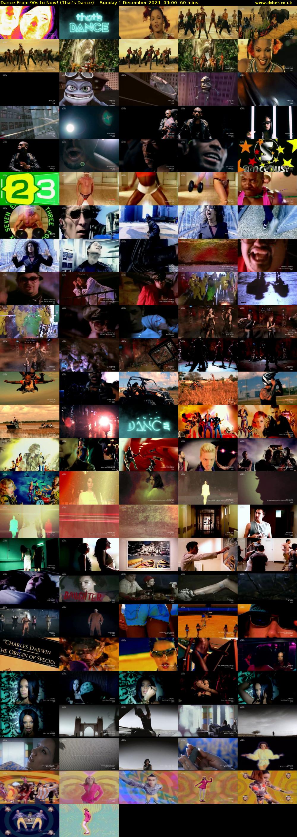 Dance From 90s to Now! (That's Dance) Sunday 1 December 2024 04:00 - 05:00