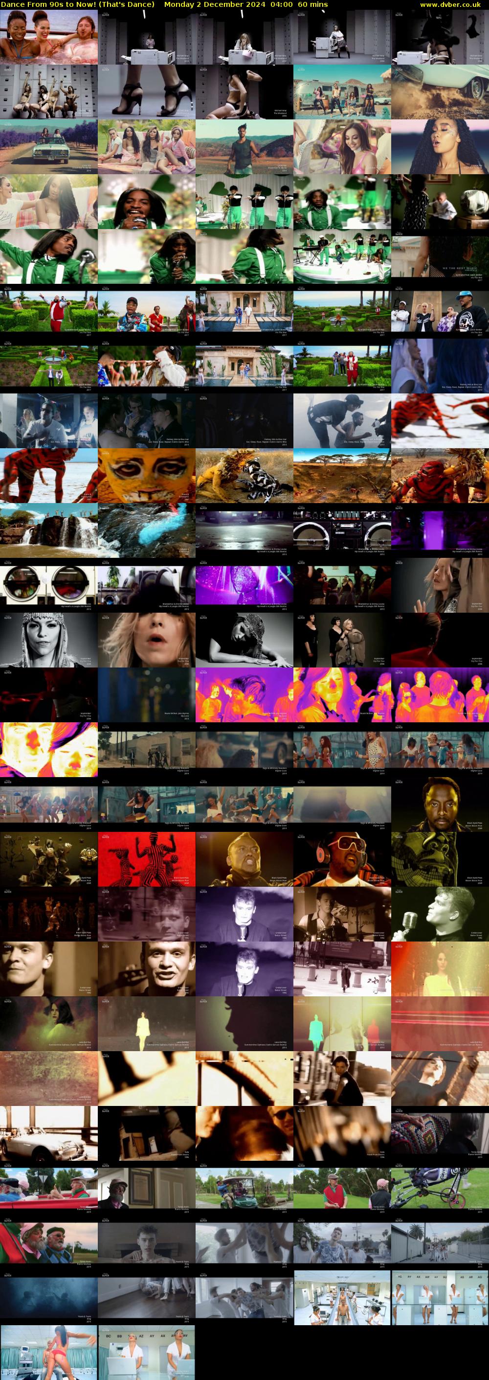 Dance From 90s to Now! (That's Dance) Monday 2 December 2024 04:00 - 05:00