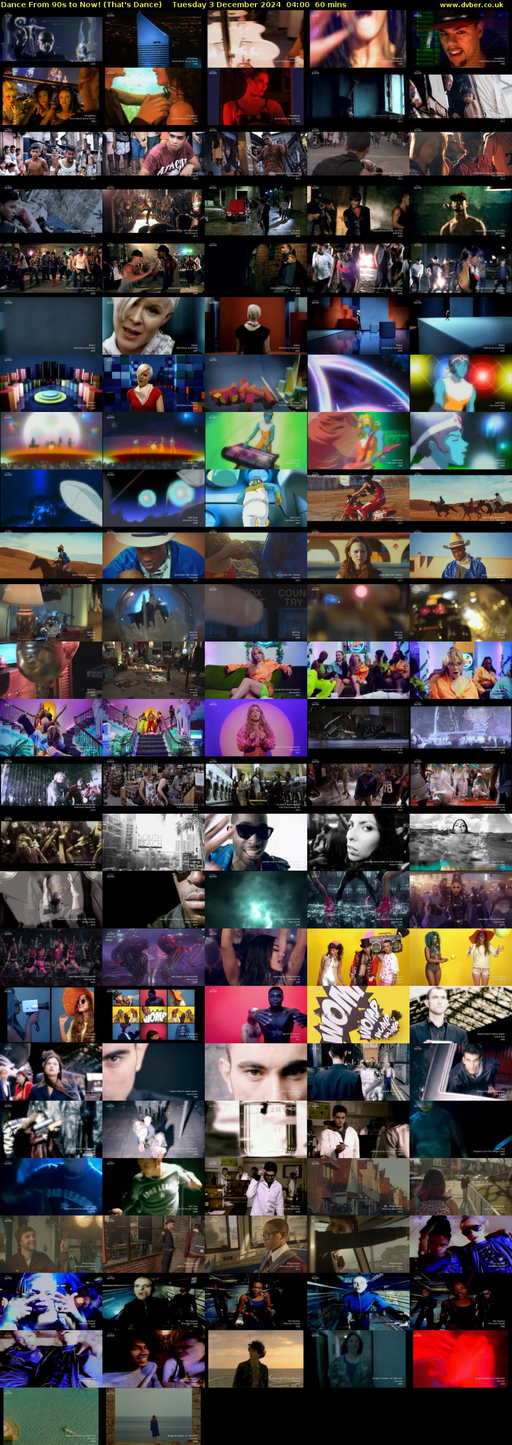 Dance From 90s to Now! (That's Dance) Tuesday 3 December 2024 04:00 - 05:00