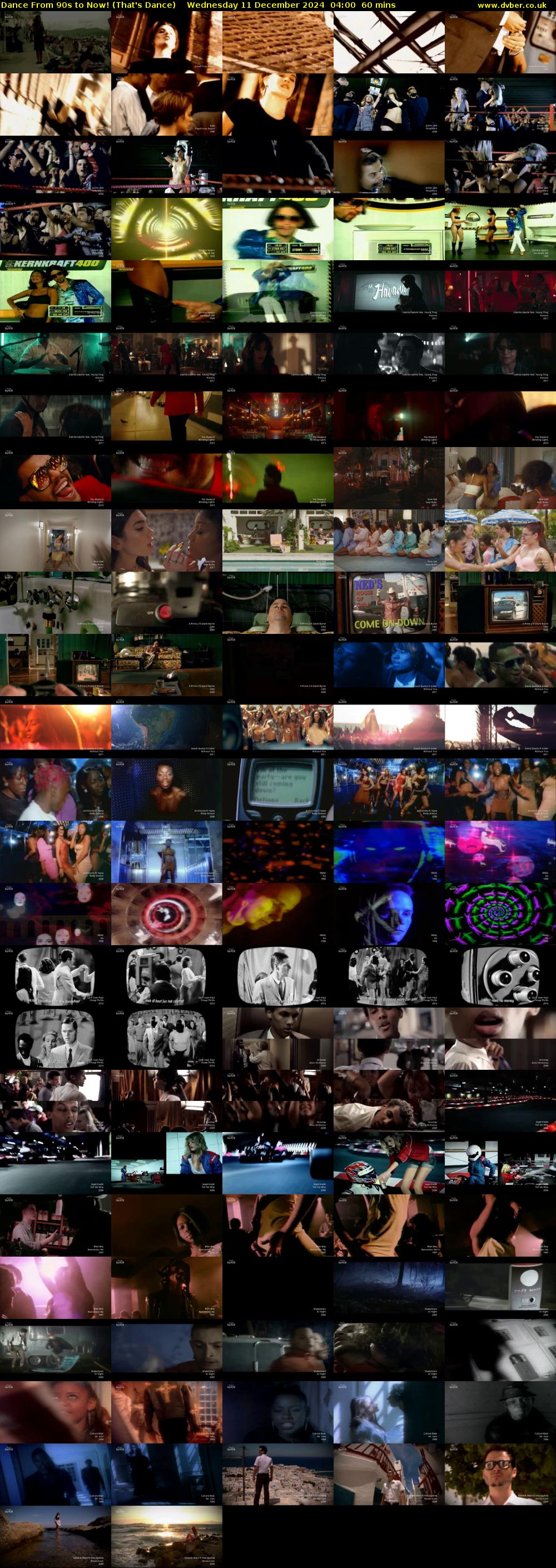 Dance From 90s to Now! (That's Dance) Wednesday 11 December 2024 04:00 - 05:00