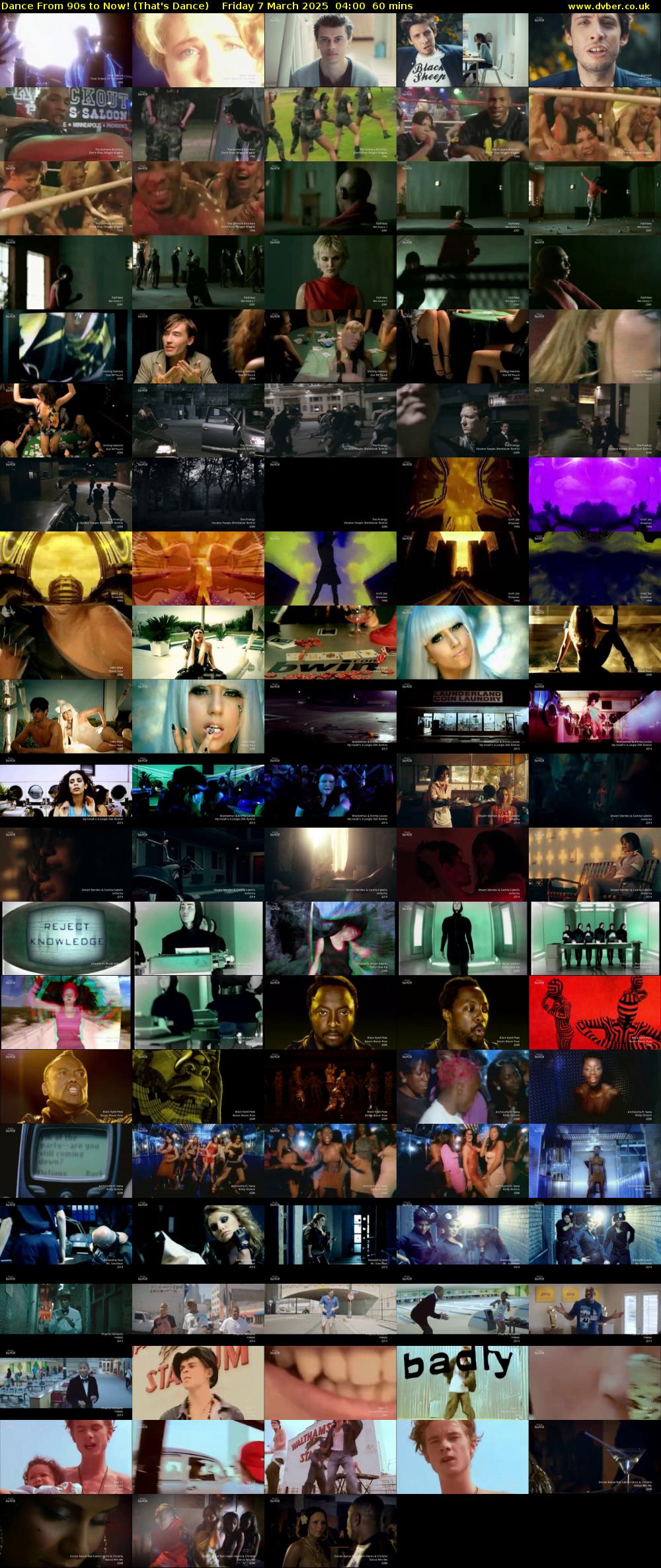 Dance From 90s to Now! (That's Dance) Friday 7 March 2025 04:00 - 05:00
