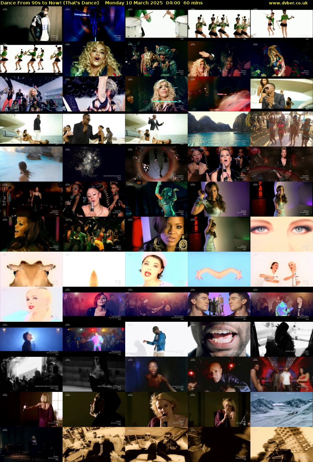 Dance From 90s to Now! (That's Dance) Monday 10 March 2025 04:00 - 05:00