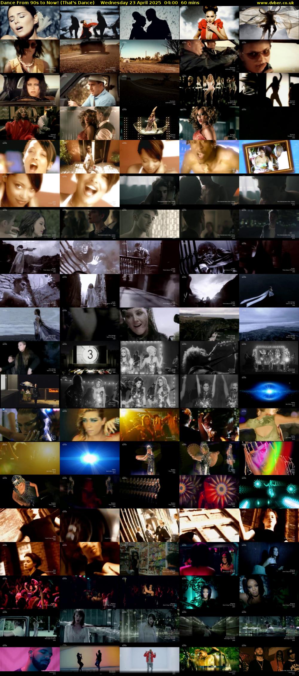 Dance From 90s to Now! (That's Dance) Wednesday 23 April 2025 04:00 - 05:00