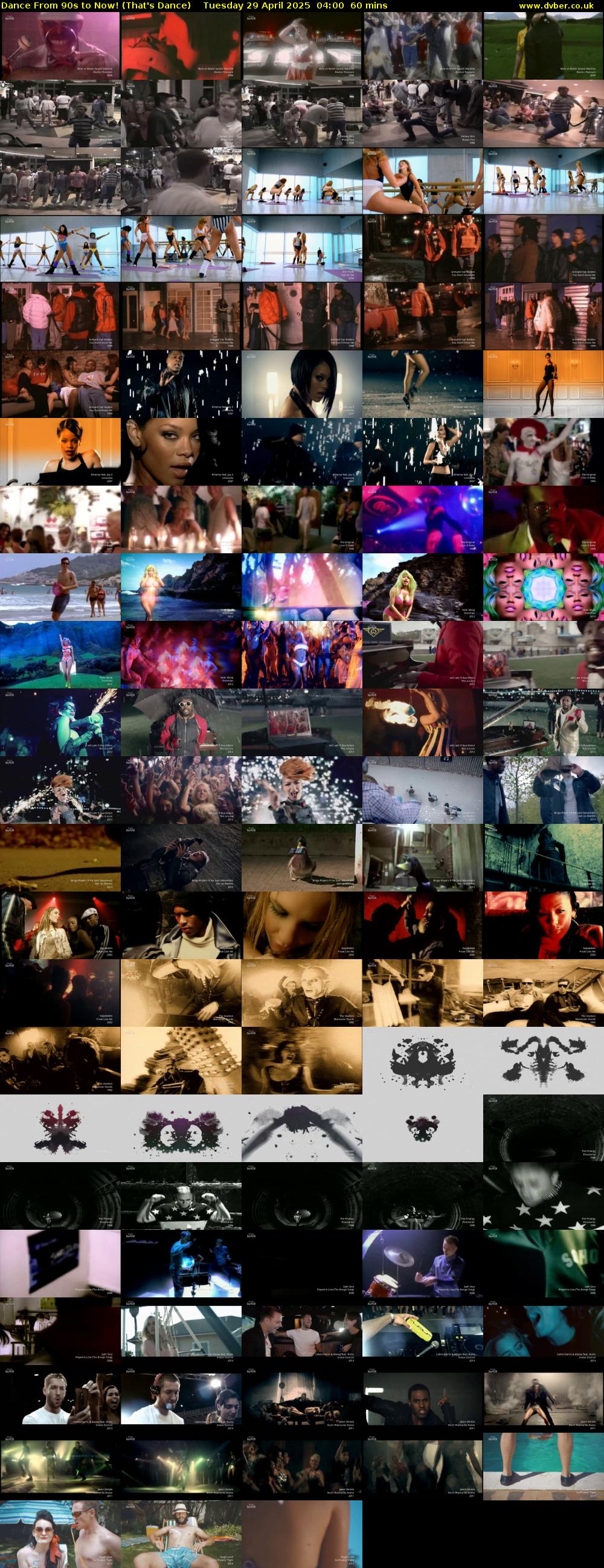 Dance From 90s to Now! (That's Dance) Tuesday 29 April 2025 04:00 - 05:00