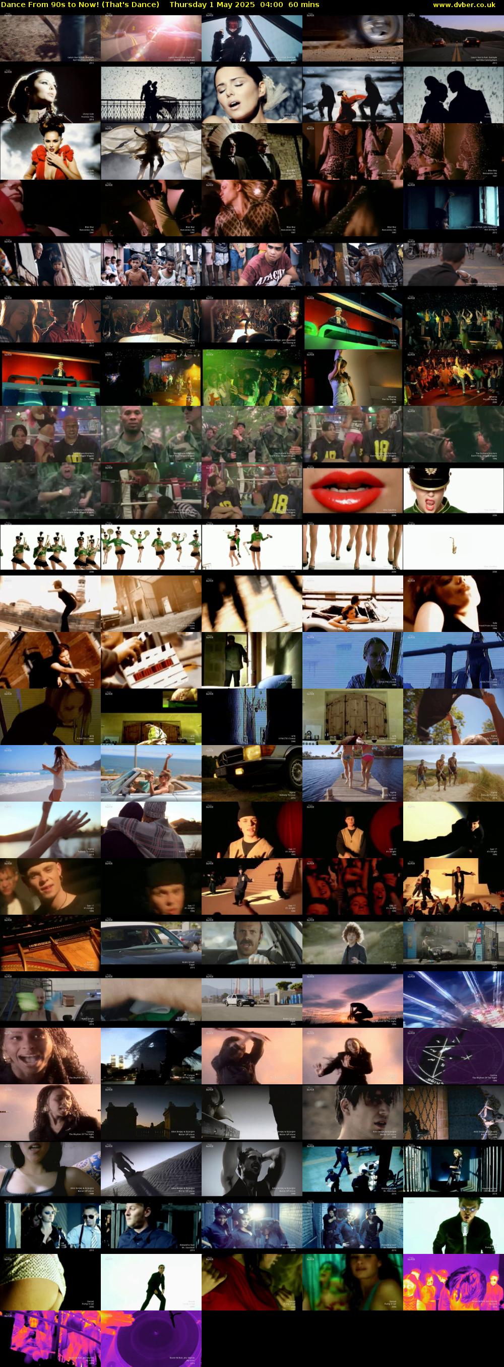 Dance From 90s to Now! (That's Dance) Thursday 1 May 2025 04:00 - 05:00