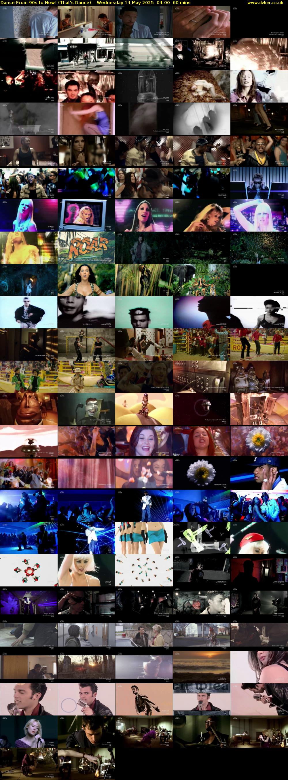 Dance From 90s to Now! (That's Dance) Wednesday 14 May 2025 04:00 - 05:00