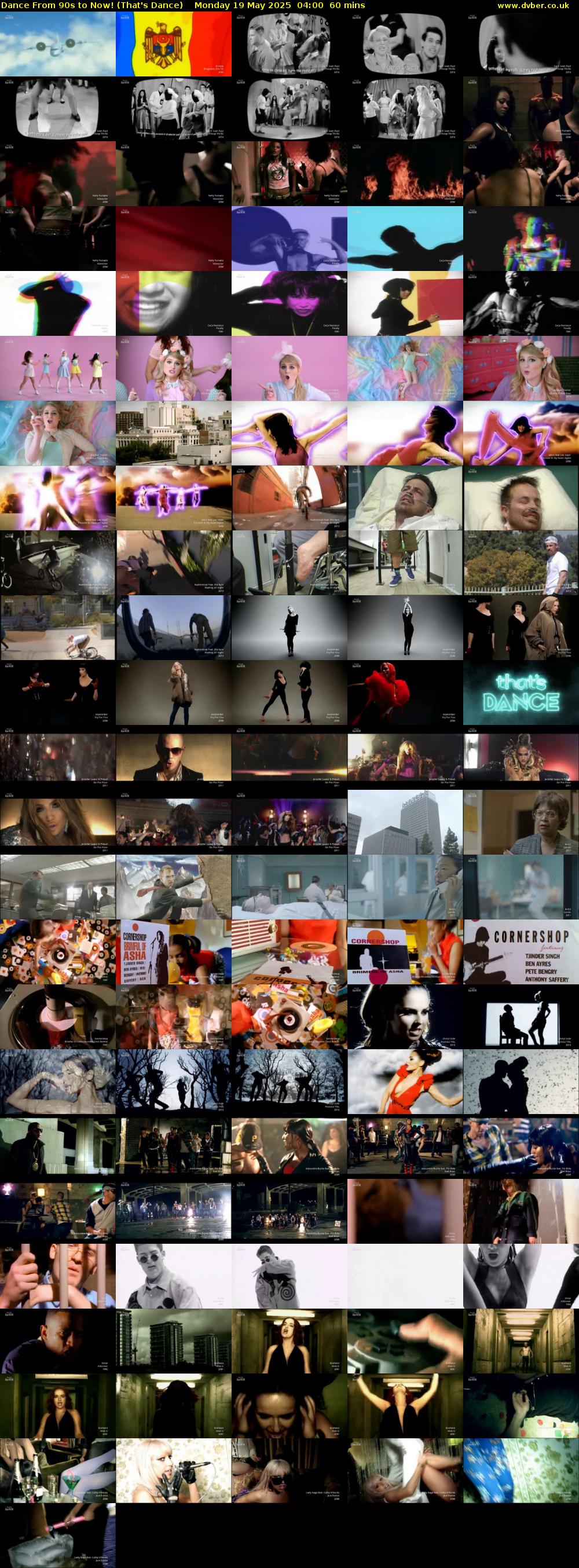 Dance From 90s to Now! (That's Dance) Monday 19 May 2025 04:00 - 05:00