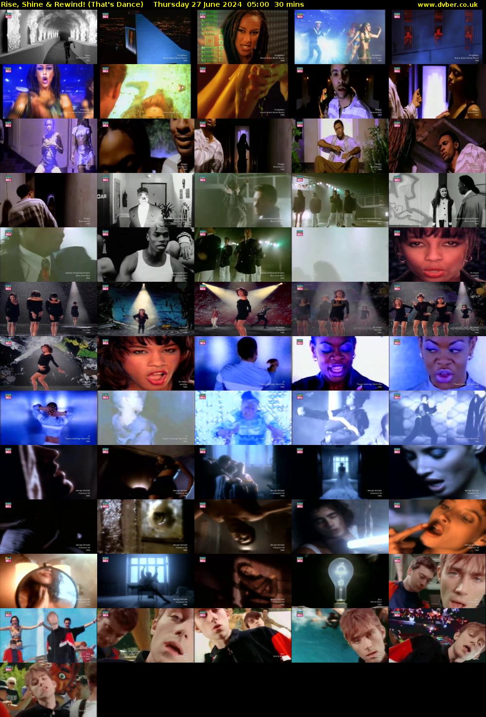 Rise, Shine & Rewind! (That's Dance) Thursday 27 June 2024 05:00 - 05:30
