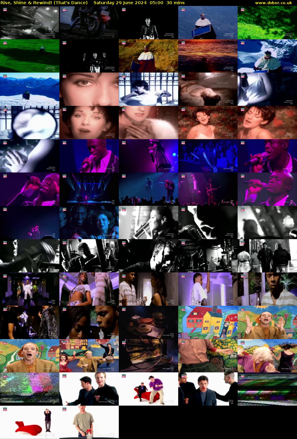 Rise, Shine & Rewind! (That's Dance) Saturday 29 June 2024 05:00 - 05:30
