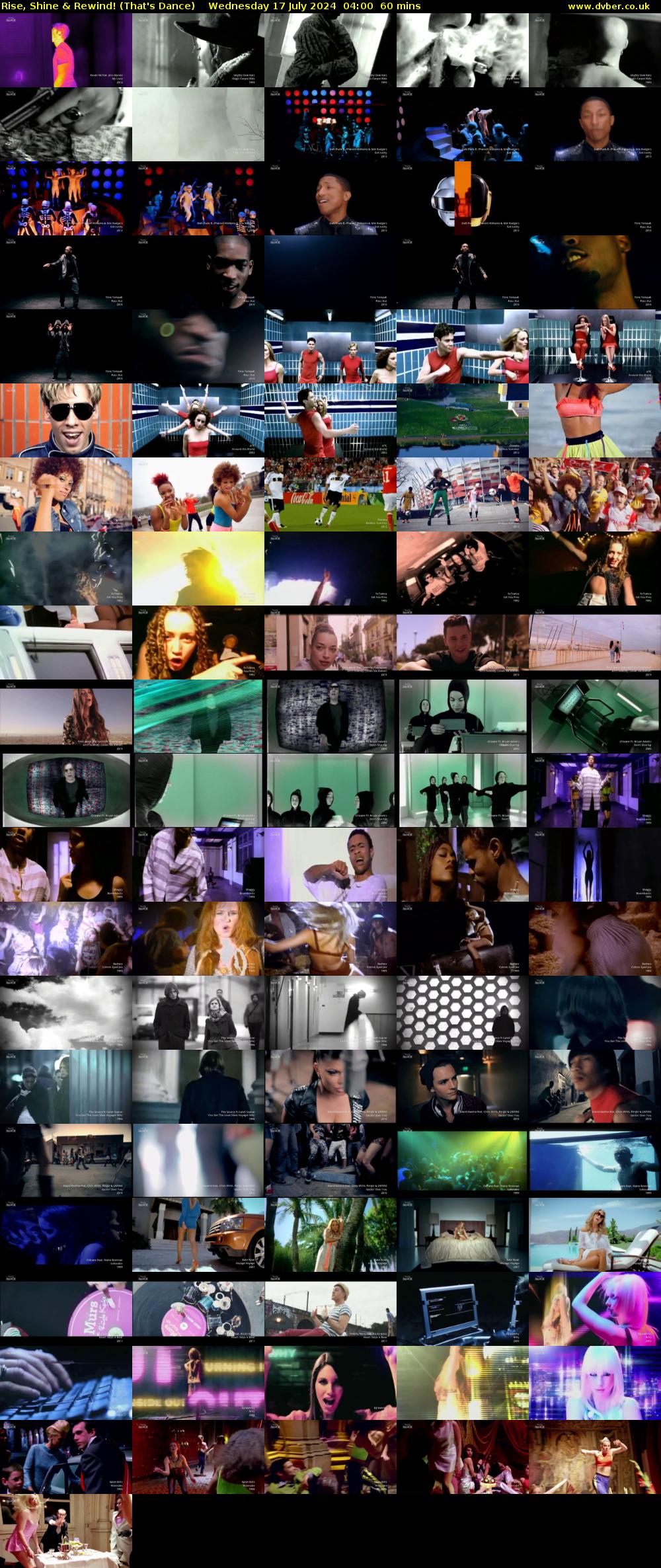 Rise, Shine & Rewind! (That's Dance) Wednesday 17 July 2024 04:00 - 05:00