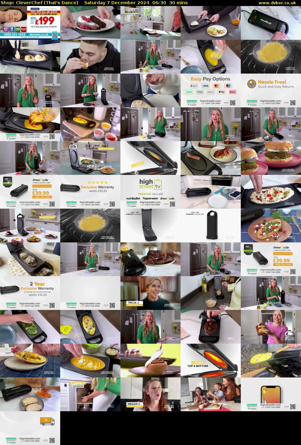 Shop: CleverChef (That's Dance) Saturday 7 December 2024 06:30 - 07:00